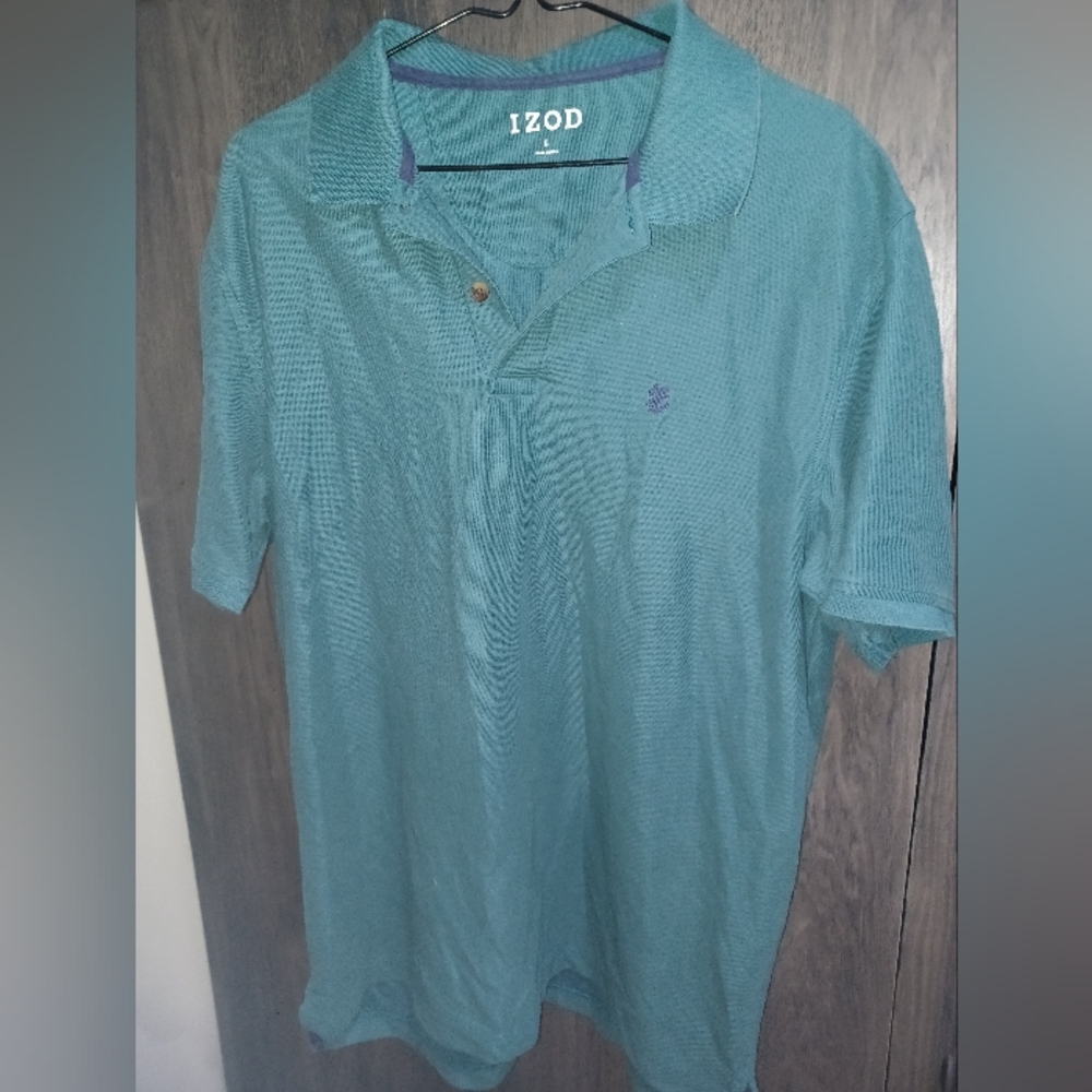Izod Teal Polo Shirt for Men